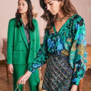 Sezane Erica Blouse in Tropico